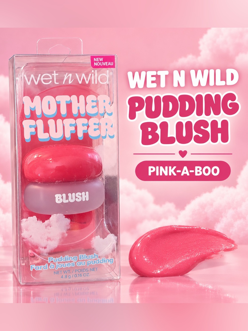 wet n wild Mother Fluffer Pudding Blush - Pink-A-Boo Pink